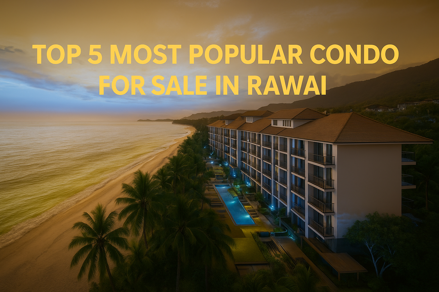 Top 5 Most Popular Condo for Sale in Rawai