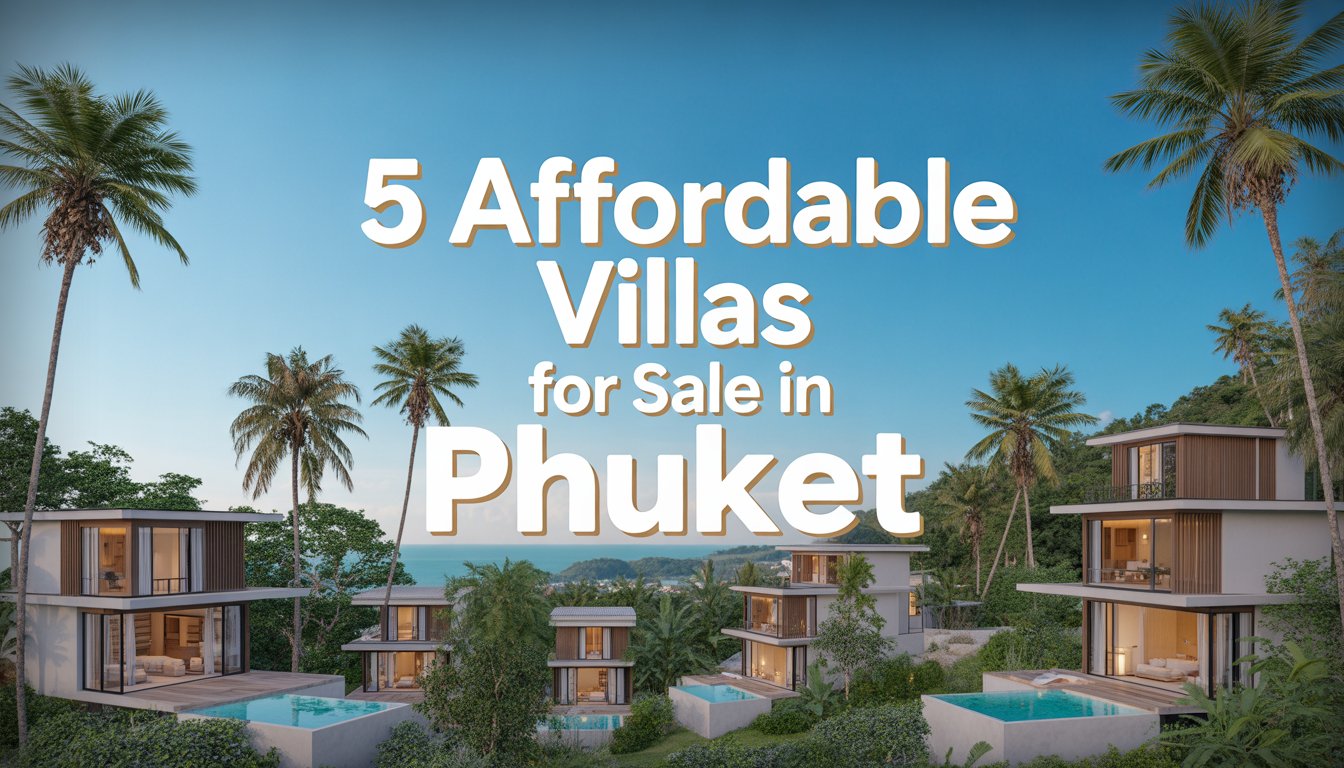 5 AFFORDABLE VILLAS FOR SALE IN PHUKET