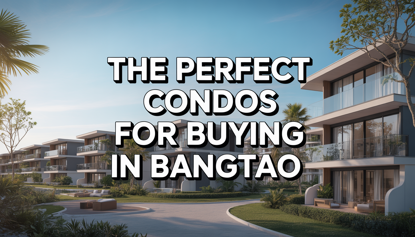 THE PERFECT CONDOS FOR BUYING IN BANG TAO