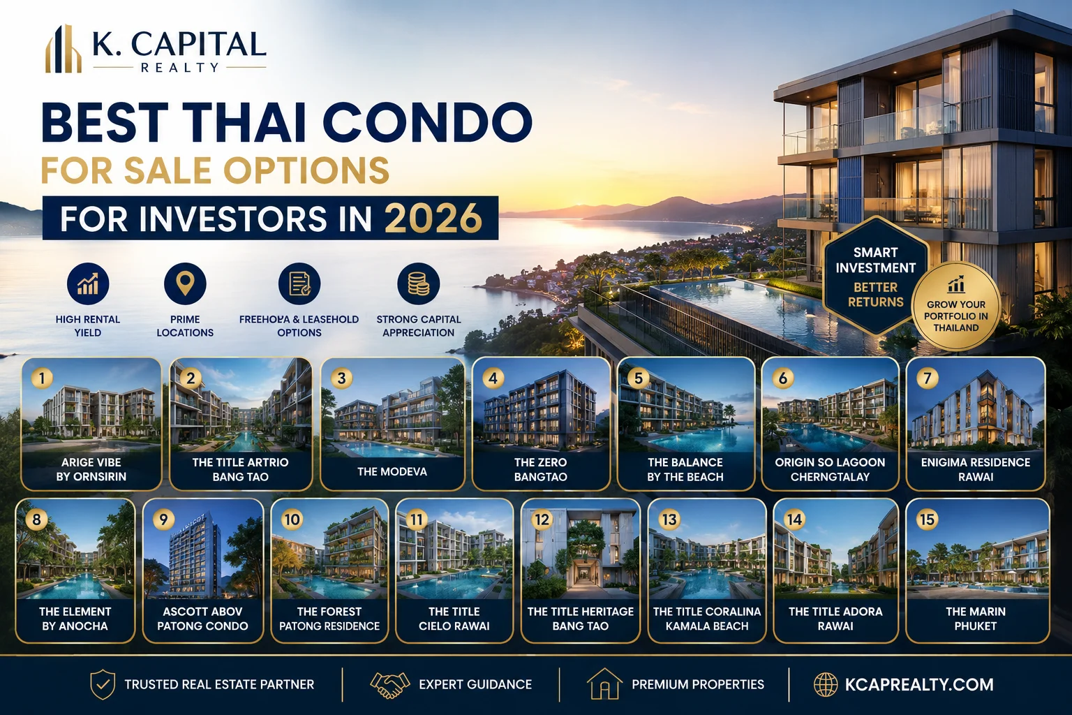 Best Thai Condo for Sale Options for Investors in 2026